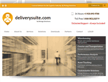 Tablet Screenshot of deliverysuite.com